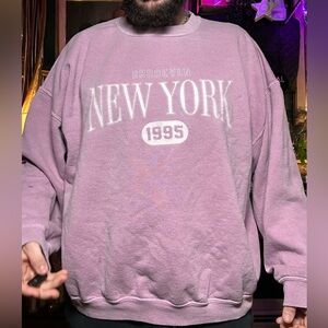 ASOS NEW LOOK Brooklyn New York 1995 Purple Men's Sweater Large